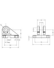 Gabel-Lagerbock IKB