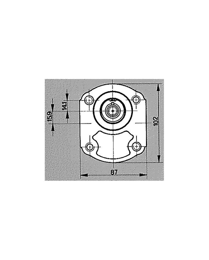 Zahnradpumpe Gr.2 Version B12