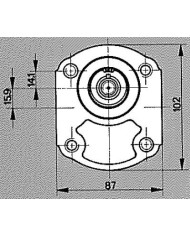 Zahnradpumpe Gr.2 Version B12