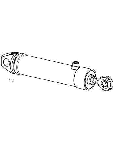 Hydraulikzylinder doppelwirkend
