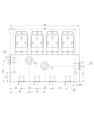 4-fach Schaltblock