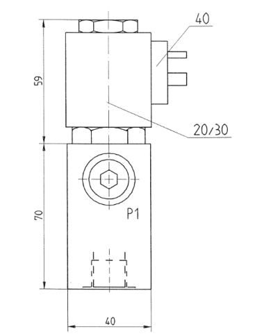 4-fach Schaltblock