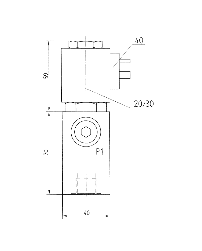 4-fach Schaltblock