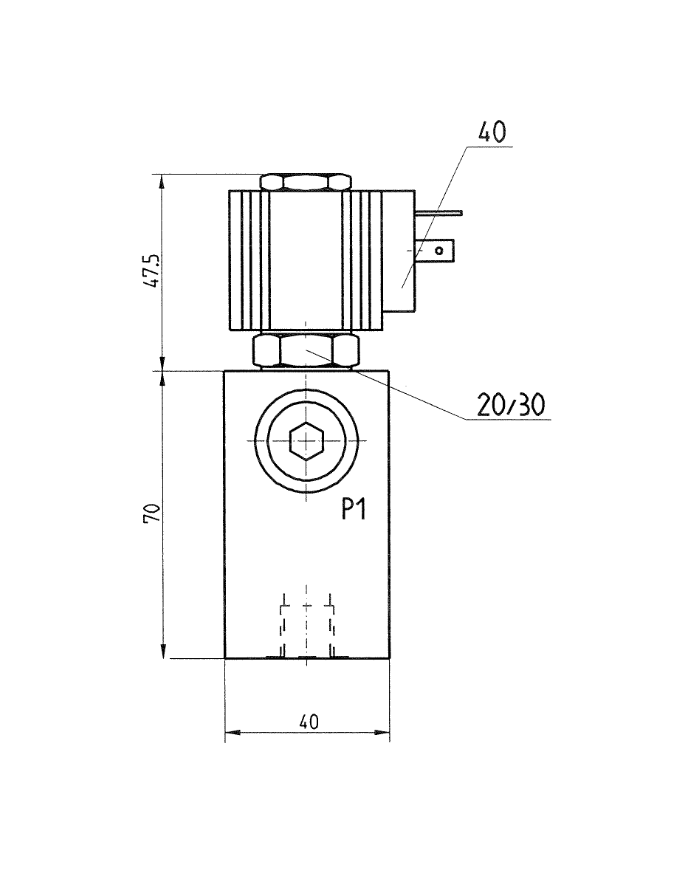 5-fach Schaltblock