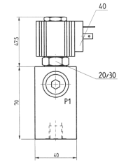 5-fach Schaltblock