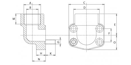 3000 PSI Stahl ASTM/A 105