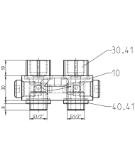 zu EATON H-, S-, T-Motor mit Hohlschraubenbefestigung
