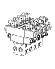 Mehrfachplatten-Ventilaufbau NG06