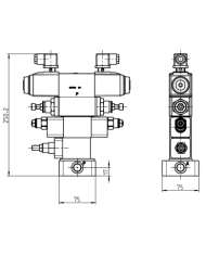 Grundplatten-Ventilaufbau NG06