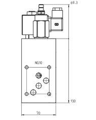 Ventilblock komplett NG10