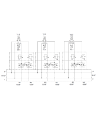Mehrfachplatten-Ventilaufbau NG06
