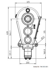 Reduktionsgetriebe RT 400-55