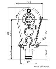 Reduktionsgetriebe RT 400-55