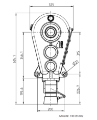 Reduktionsgetriebe RT 400-55