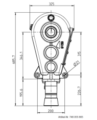 Reduktionsgetriebe RT 400-55