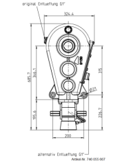 Reduktionsgetriebe RT 400-55