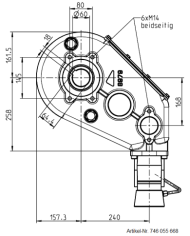 Reduktionsgetriebe RT 500-60