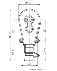 Reduktionsgetriebe RT 200-45