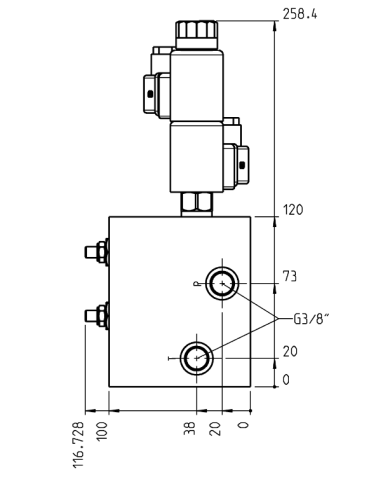 1 Sektionsblock