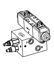 Ventilblock komplett G3/8"