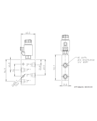 Ventilblock komplett mit Anschlussgehäuse
