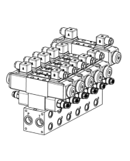 Mehrfachplatten-Ventilaufbau NG06