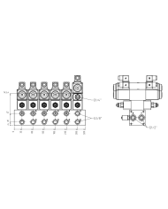 Mehrfachplatten-Ventilaufbau NG06