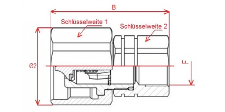 Schraubkupplung (männlich)