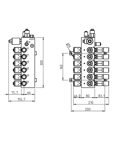 6 Sektionsblock