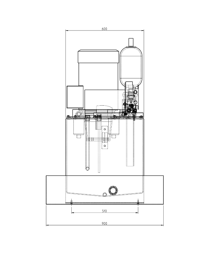 Hydraulikaggregat komplett