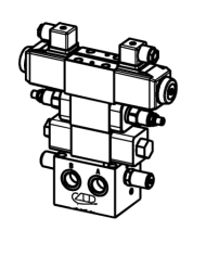 Grundplatten-Ventilaufbau NG06