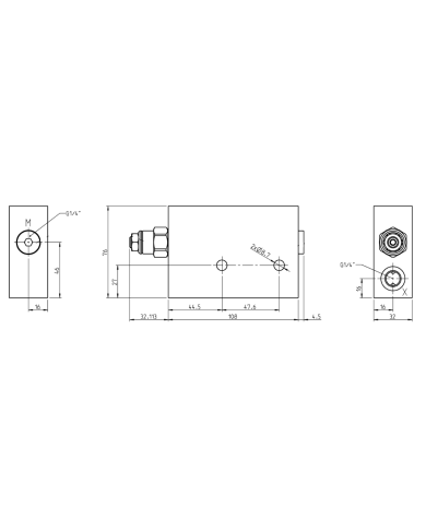 G3/8" 60L/min 210bar