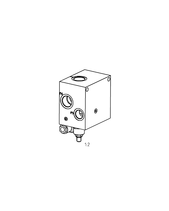 Mengenteilerblock einstellbar