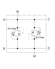 M16x1.5  50L/min  210bar
