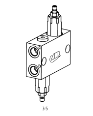 M16x1.5  50L/min  210bar