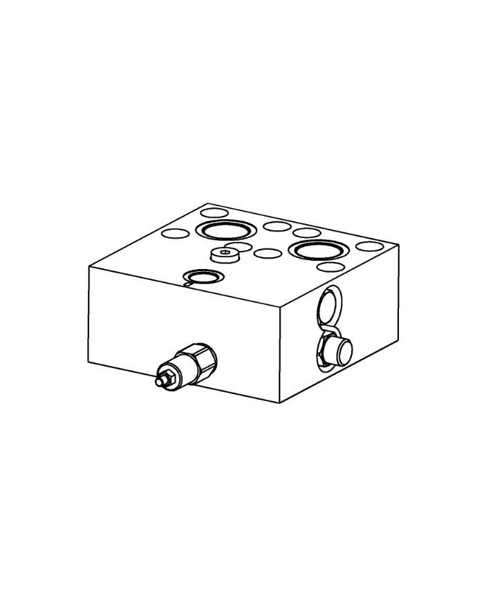 Spülventilblock zu Motor MX250A0