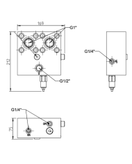 Spülventilblock zu Motor MX250A0