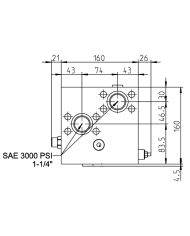 Spülventilblock zu Motor Kawasaki HMB125