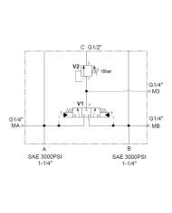 Spülventilblock zu Motor Kawasaki HMB125
