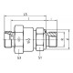 Einschraub-Rückschlagventil Stutzen RSV - R-WD Serie L