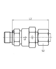 Einschraub-Rückschlagventil P-RVZ - R-WD Serie L