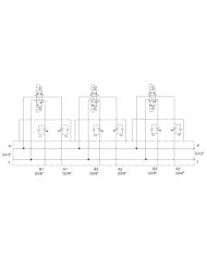 Mehrfachplatten-Ventilaufbau NG06