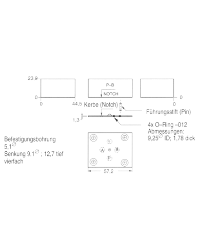Umlenkplatte P-B