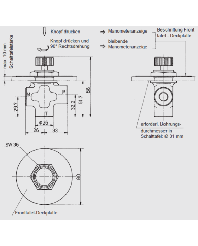 Absperrventil G1/4"