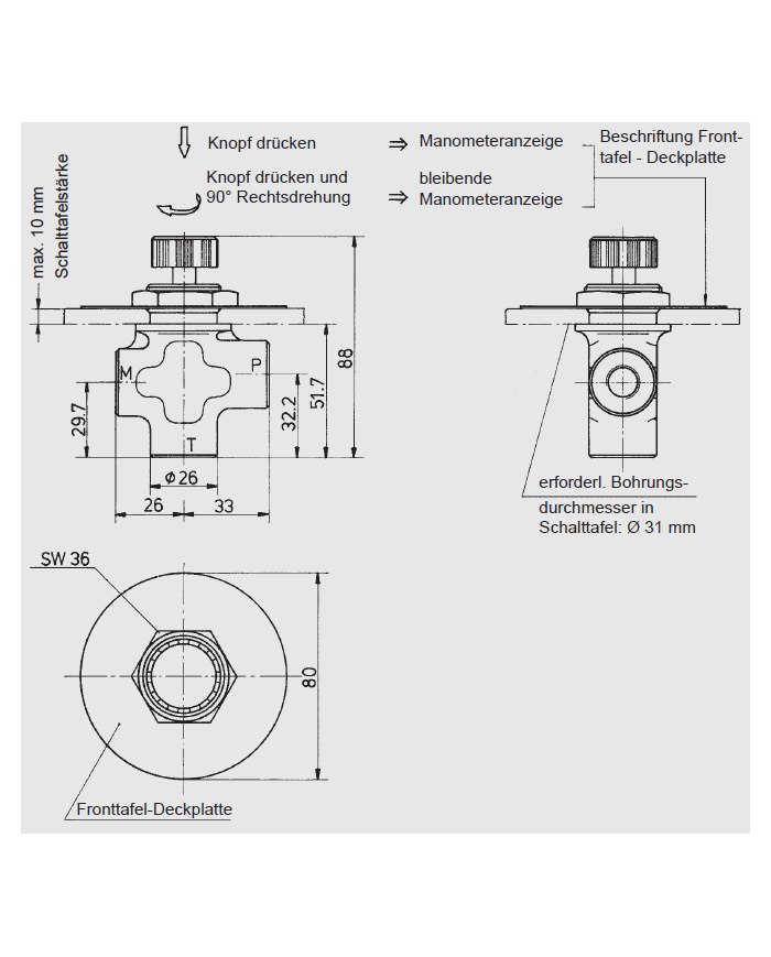 Absperrventil G1/4"