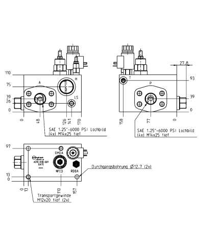 Hammerventilblock