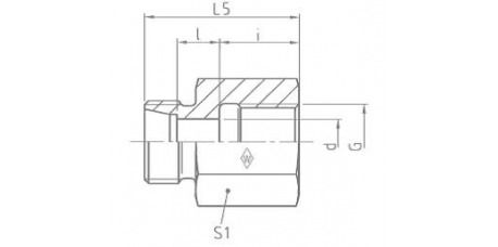 Serie L Manometer-Aufschraubstutzen MAS - R