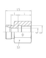 Serie L Manometer-Aufschraubstutzen MAS - R