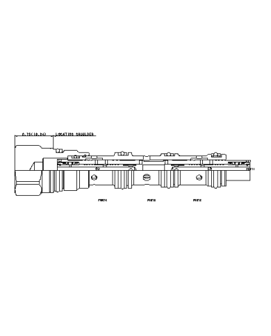 geschlossene Mittelstellung - hoher Durchfluss