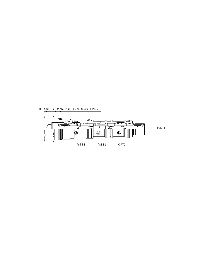 geschlossene Mittelstellung - hoher Durchfluss